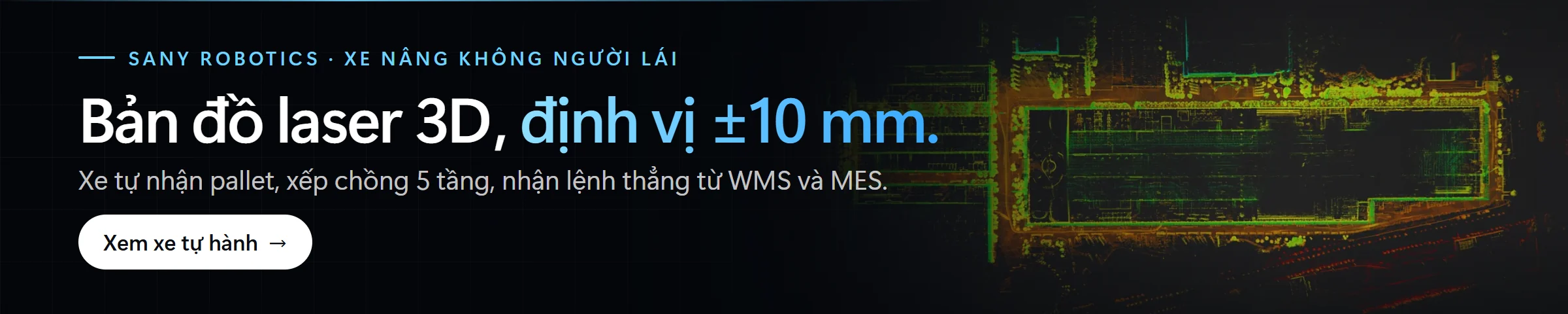 Xe nâng không người lái Sany