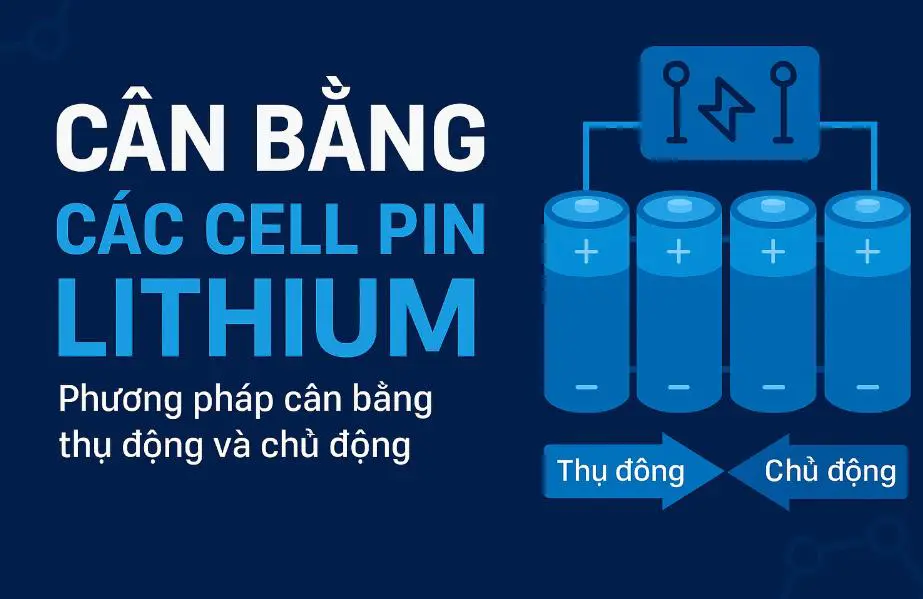 cân bằng cell pin lithium