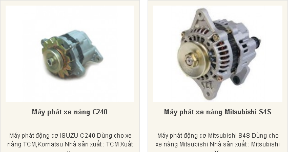 Máy phát động cơ xe nâng, Linde
