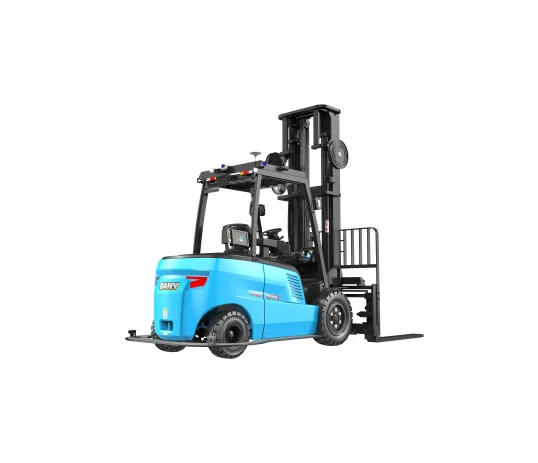 Xe nâng tự động Sany SCP25C9 — càng và khung nâng