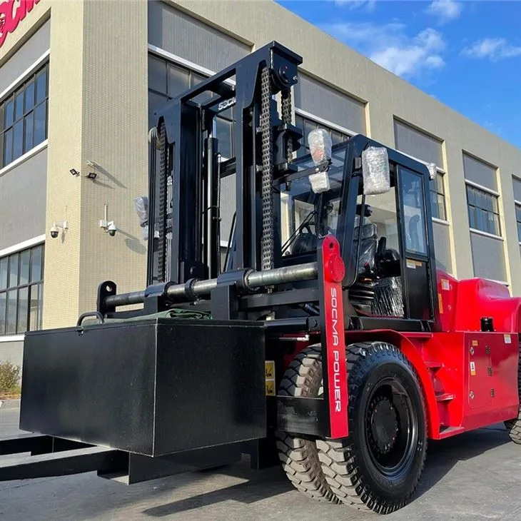 Xe nâng SOCMA 10 tấn nhìn chéo