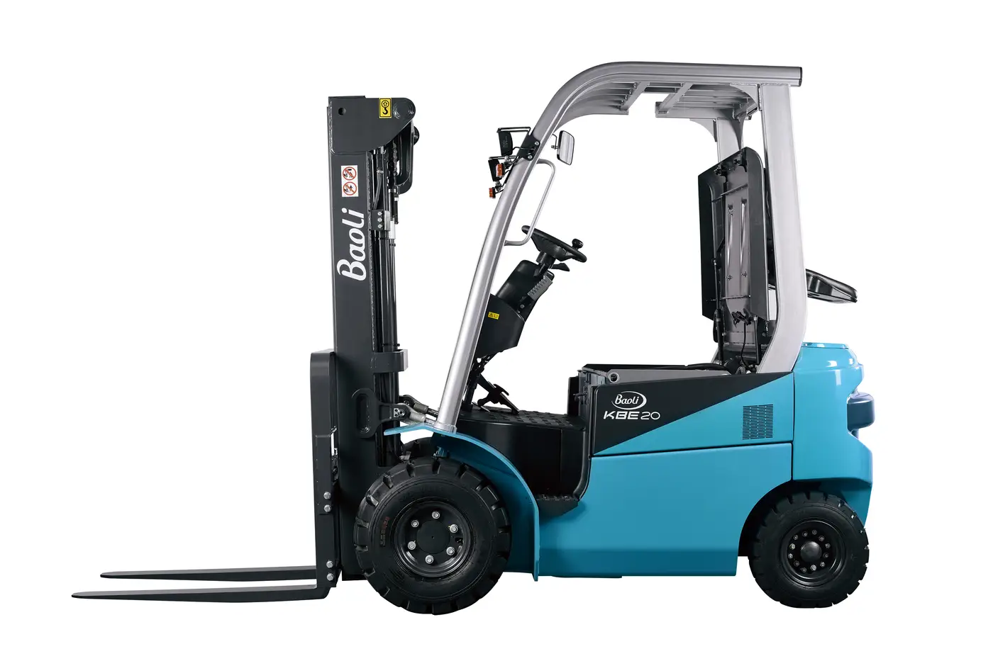 Xe nâng điện Baoli KBE20-01 2 tấn nhìn ngang toàn thân