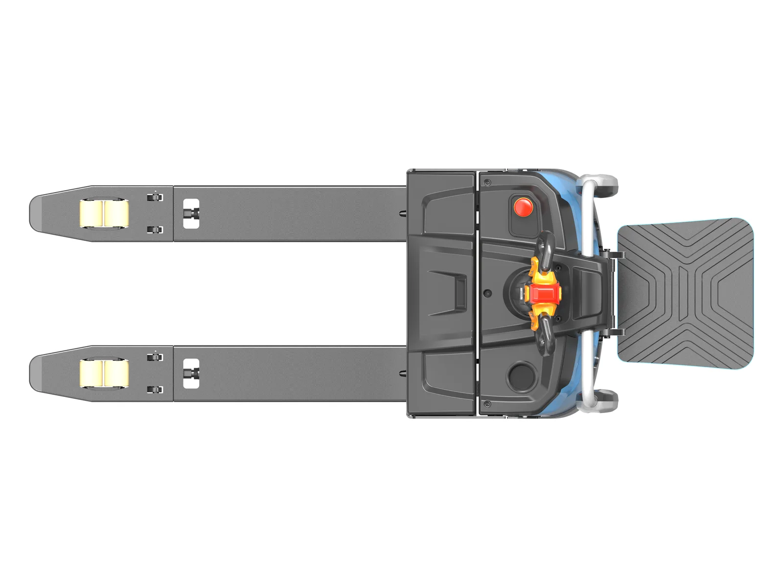 Xe nâng tay điện Sany SCB25A6 nhìn từ trên xuống