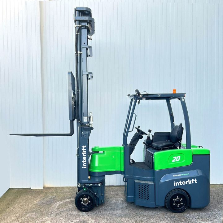 Xe nâng điện lối đi siêu hẹp Interlift MJ series 2.0 tấn (Articulated Forklift)