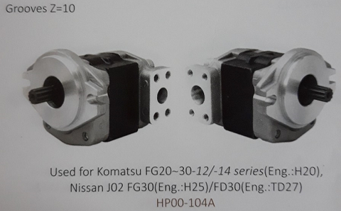 Bơm thủy lực xe nâng Komatsu