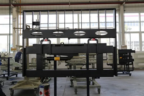 Bộ dịch càng xe nâng fork positioner tựa lưng cao Liandong