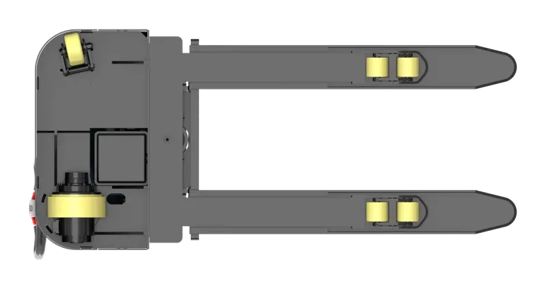 Xe nâng stacker Sany SCD15W nhìn từ trên xuống
