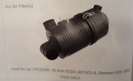 Bầu lọc gió xe nâng