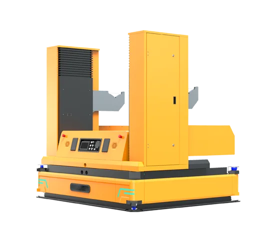 AGV khối chữ V Sany 3,5 tấn — góc nhìn 4