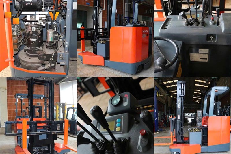 Xe nâng reach truck ngồi lái