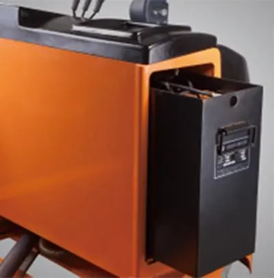 Xe nâng reach stacker Zowell XR15 — khoang pin
