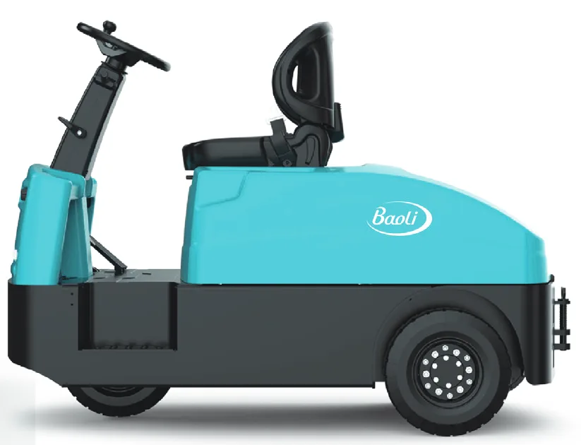 Xe kéo điện Baoli ET60 nhìn ngang, thân xe gọn