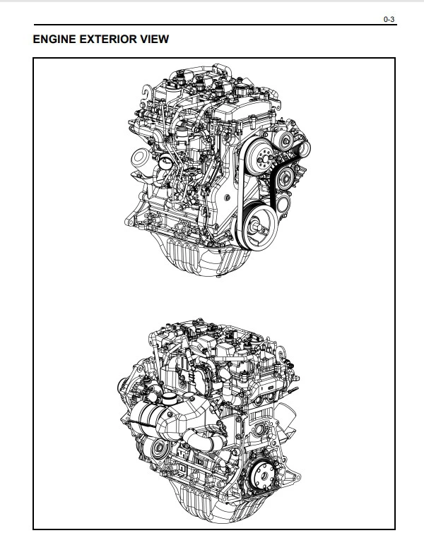 Tài liệu sửa chữa động cơ dầu 1ZS xe nâng Toyota