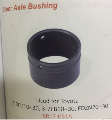 Bạc đệm treo ắc cầu sau xe nâng Toyota