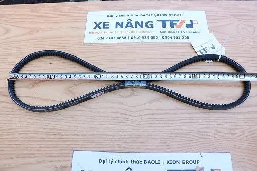 Đo chiều dài dây curoa quạt Nissan K21 N-02117-21521