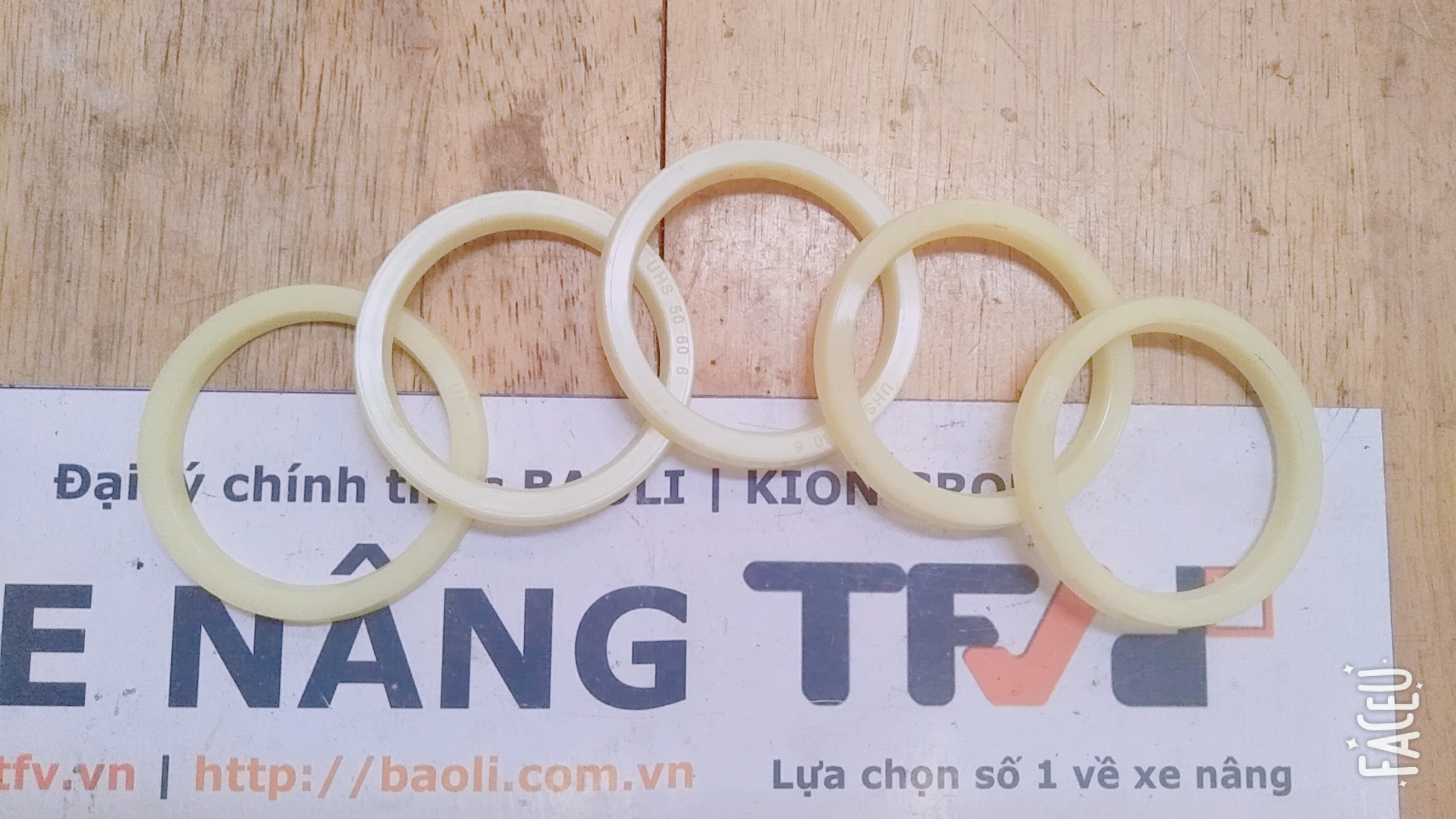 Phớt thước lái 50*60*6. Dùng cho xe nâng 2,5 tấn. Mã P.00208