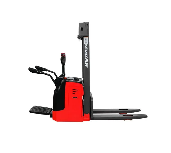 Xe nâng stacker MiMA MB — nhìn ngang