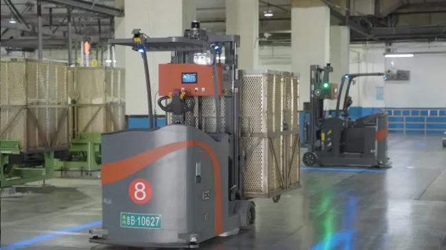 Xe nâng tự động trong nhà Sany 2 tấn