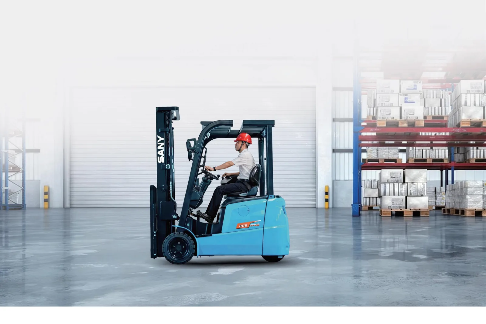 Khoang lái Xe nâng điện 3 bánh Sany SCP16S
