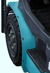 Chắn bùn có lỗ lắp bánh đôi xe nâng dầu Baoli KBD25-35