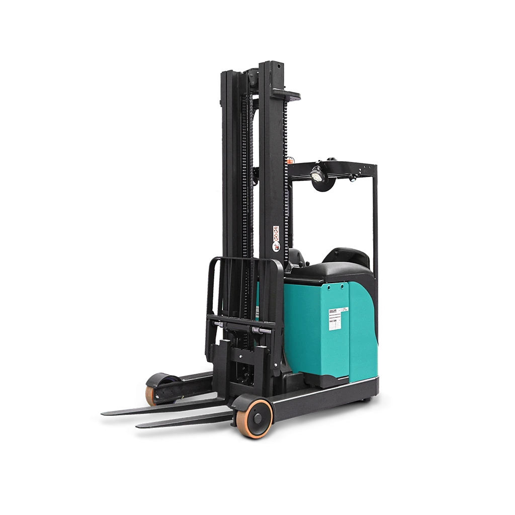 Xe nâng điện Reach Truck ngồi lái KION Baoli KBR20 tải trọng 2 tấn
