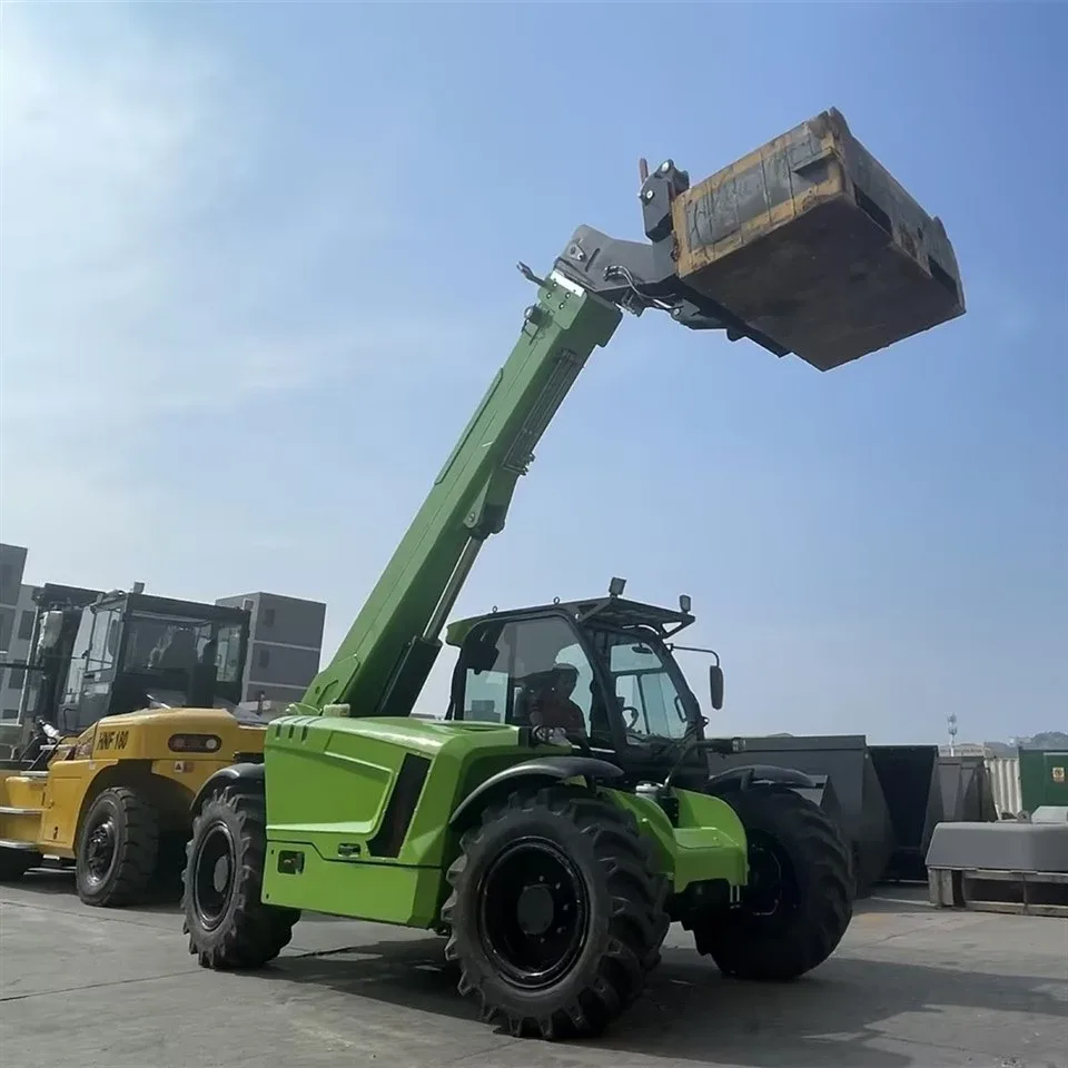 Xe nâng telescopic điện SOCMA HNT4007-EL nâng gầu