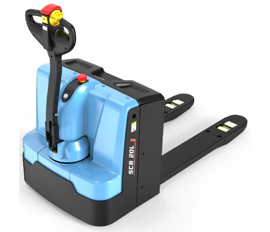 Xe nâng tay điện Sany SCB20L nhìn chéo phía sau