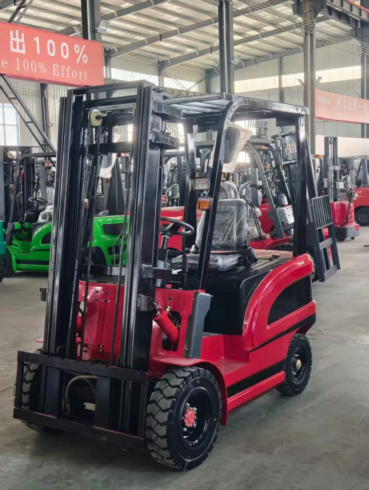 Khung nâng 2 tầng và càng của xe nâng điện Xingcha CPD-15
