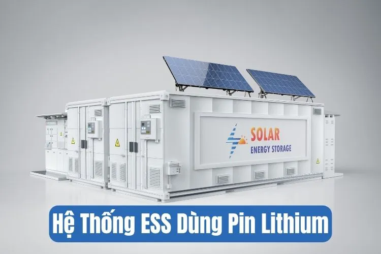 hệ thống ess dùng pin lithium