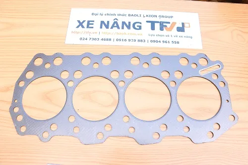Gioăng mặt máy xe nâng Mitsubishi S4Q2 mã 32C01-12100