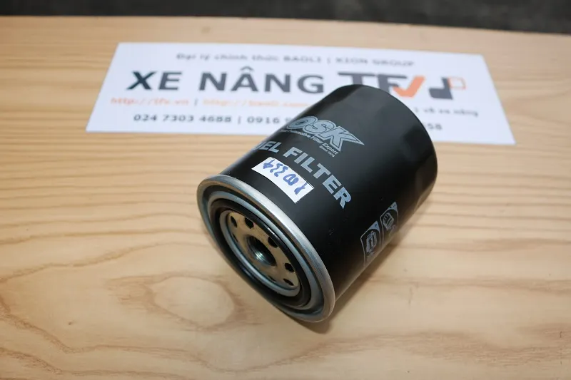 Lọc nhiên liệu xe nâng F-1907 vỏ đen mã TFV P.00334