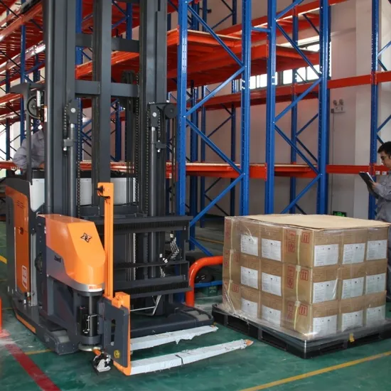 Xe nâng VNA Zowell VDA — lấy pallet cạnh kệ