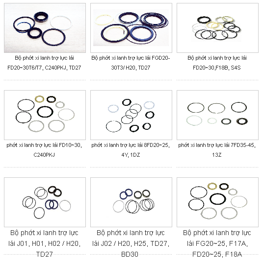 Phớt xylanh lái xe nâng