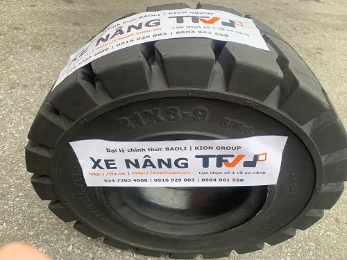Hông lốp đặc Success 21×8-9 in ký hiệu