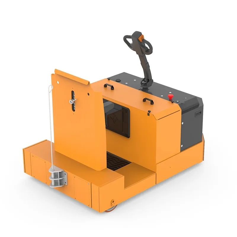 Xe kéo điện Zowell XTE100: nút nhích xe ở hai bên thân — nối rơ moóc dễ