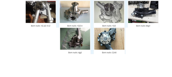 Bơm nước động cơ xe nâng, Linde