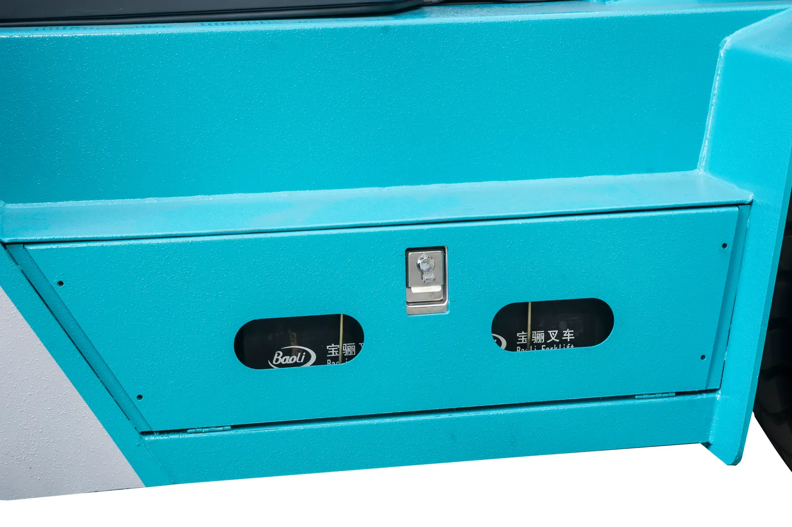 Nắp bảo vệ ắc quy có khóa xe nâng dầu Baoli KBD100