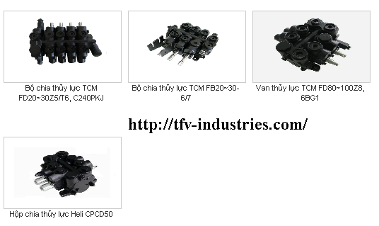 Van chia thủy lực xe nâng