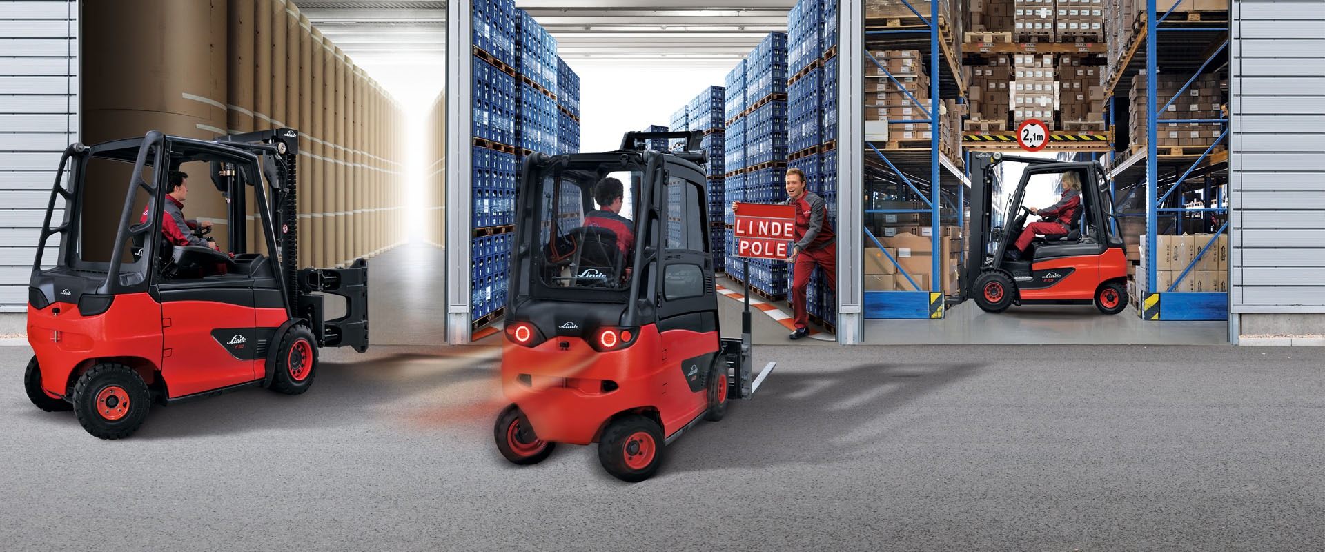 Xe nâng điện Linde E40HL