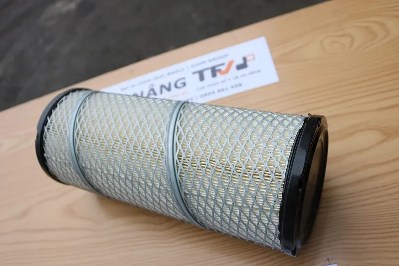 Thân lọc gió xe nâng A-8505 với lưới nhựa và đai quấn