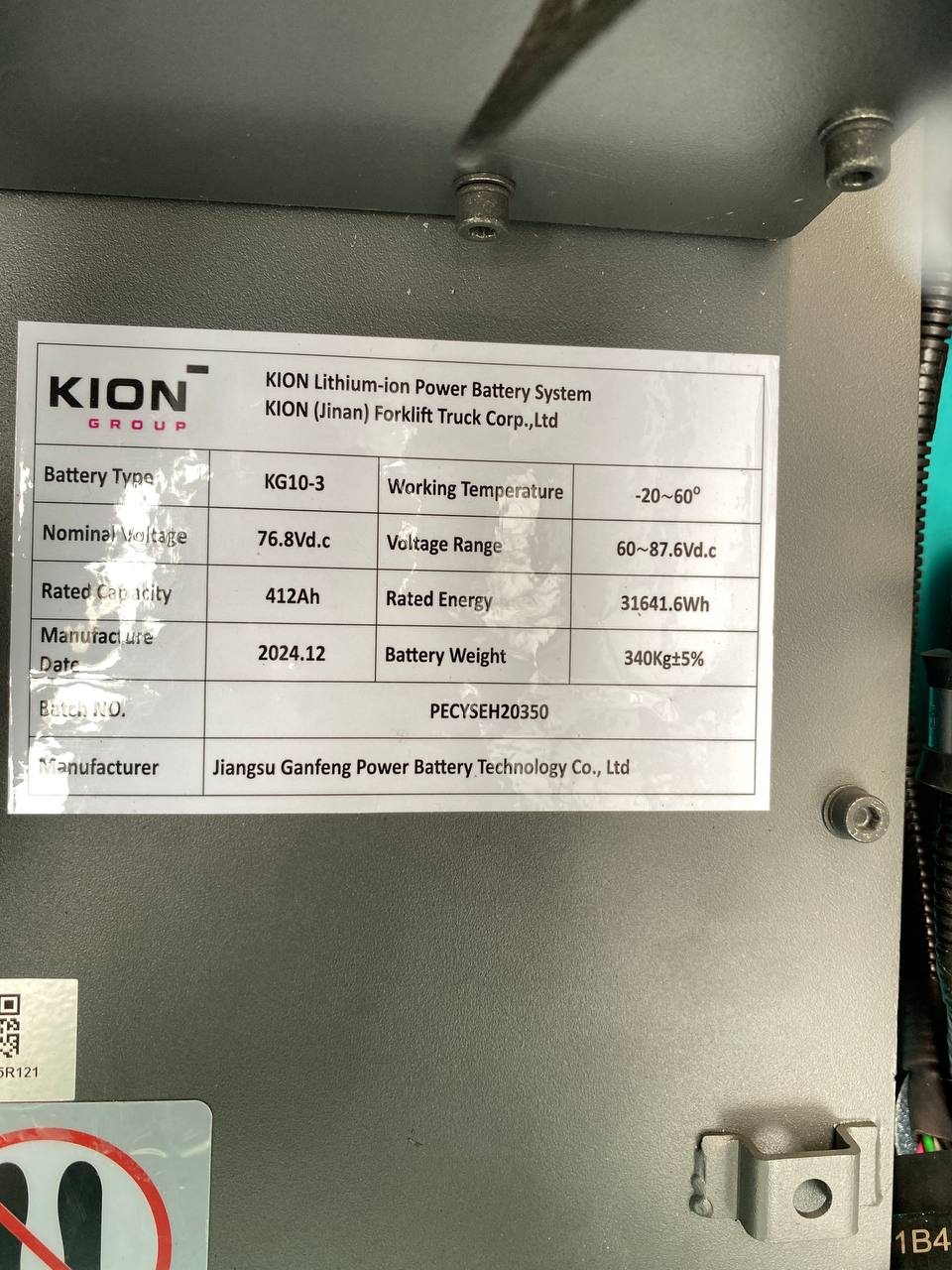 Xe nâng điện 3.5 tấn Baoli KBE35-Li-01. Nâng cao 4.5m. Sản xuất 2025. Mới 100%