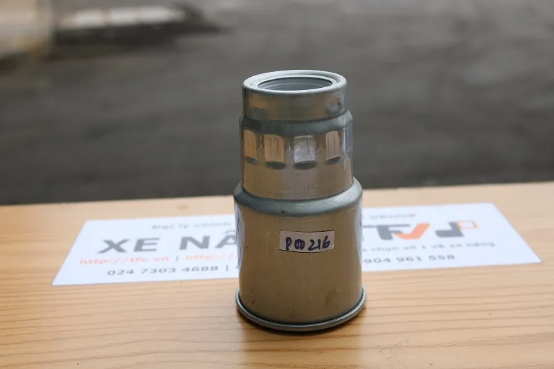 Lọc nhiên liệu xe nâng 600-311-2110 mã P.00216 đặt đứng tại kho TFV