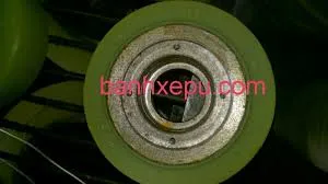 Chữ in kích thước trên bánh tải PU 254×102×158