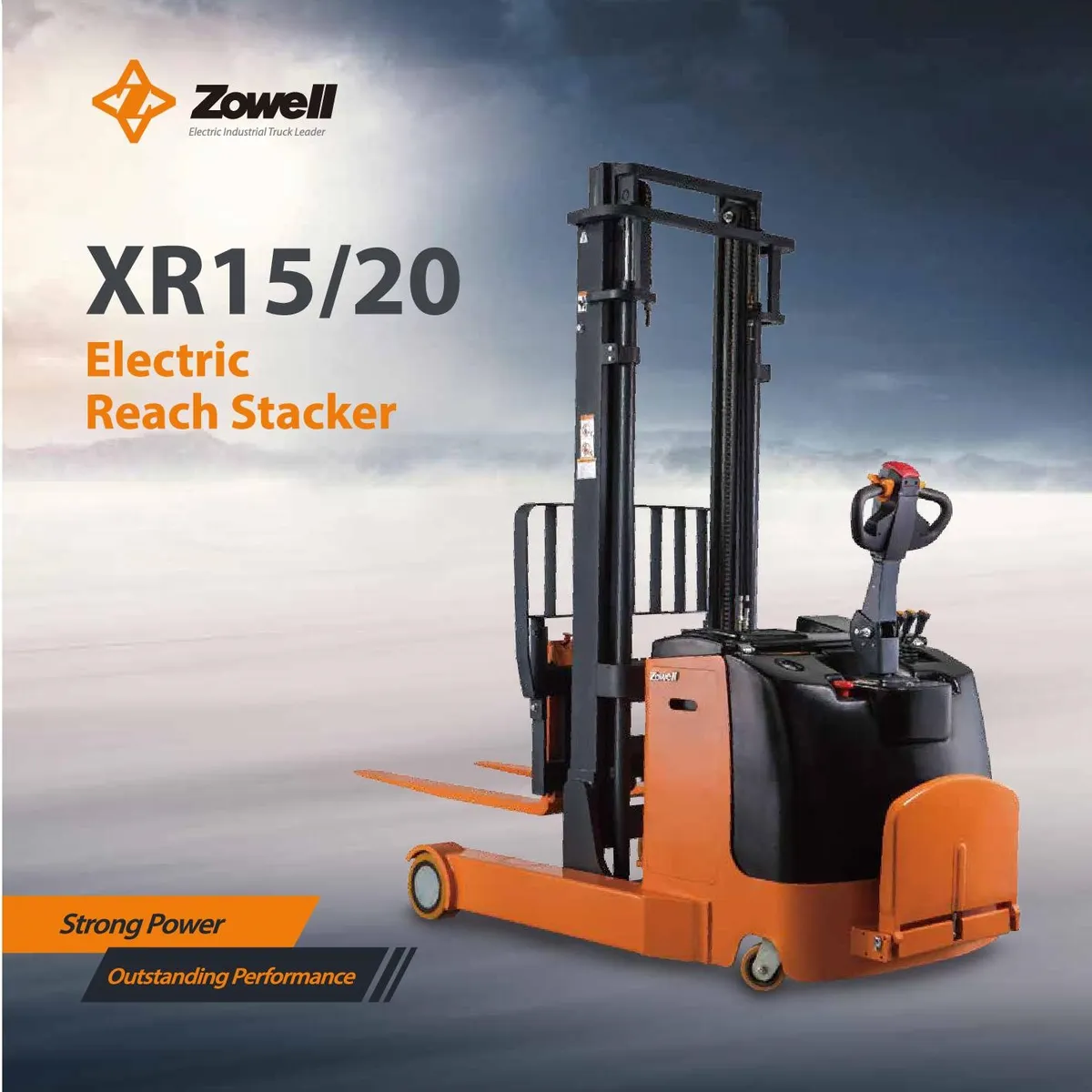 Xe nâng reach stacker Zowell XR toàn cảnh