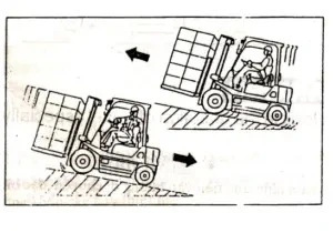 Cách vận hành xe nâng trên sàn dốc an toàn, đúng kỹ thuật