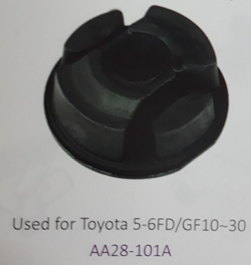 Cao su chân hộp số xe nâng Toyota