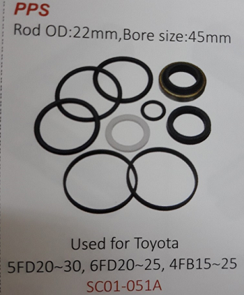 Phớt xylanh lái xe nâng Toyota