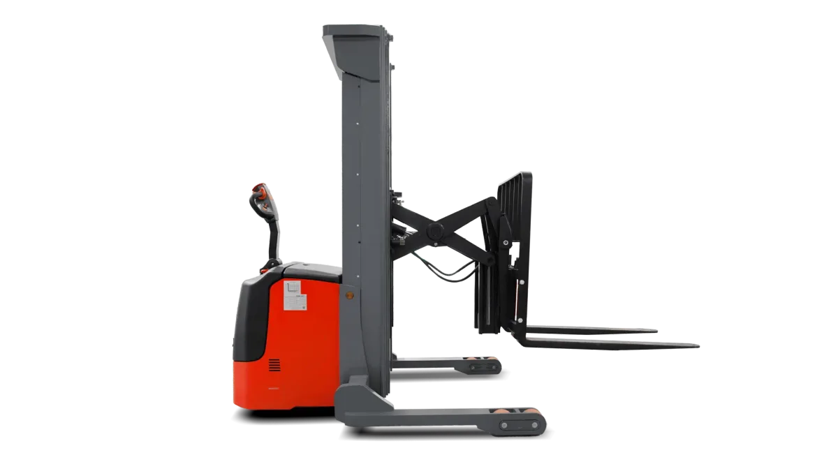 Xe nâng reach stacker MiMA MBG16 1,6 tấn toàn cảnh