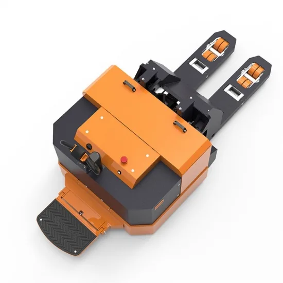 Xe nâng tay điện Zowell XP60 nhìn từ trên: khoang ắc quy