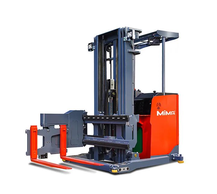 Xe nâng 3 chiều đứng lái MiMA MC08 so với MCD06
